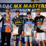 Meister 2021 v.l.n.r.: Marcel Stauffer ( Österreich / KTM / Sturm Racing ) beim ADAC MX Youngster Cup, Scott Smulders ( Niederlande / Husqvarna / No Fear-JUMBO-BT Racing Team ) beim ADAC MX Junior Cup 125, Vitezslav Marek ( Tschechien / KTM ) beim ADAC MX